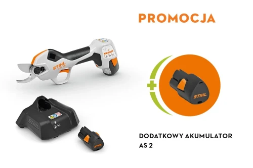 STIHL ASA 20 Sekator Akumulatorowy Zestaw AS 2 + AL 1 • Do Gałęzi Ø25 mm