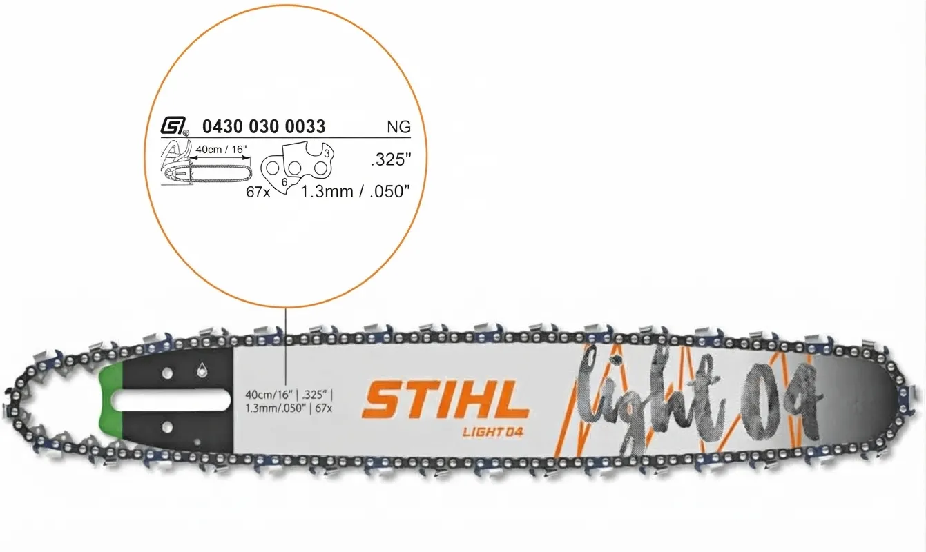 Prowadnica STIHL Light 04 40 cm .325" 1,3 mm — 30030003313